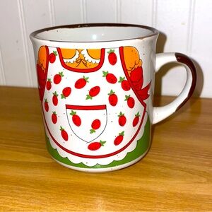 Vintage Fred Roberts San Francisco Strawberry Apron  Mug